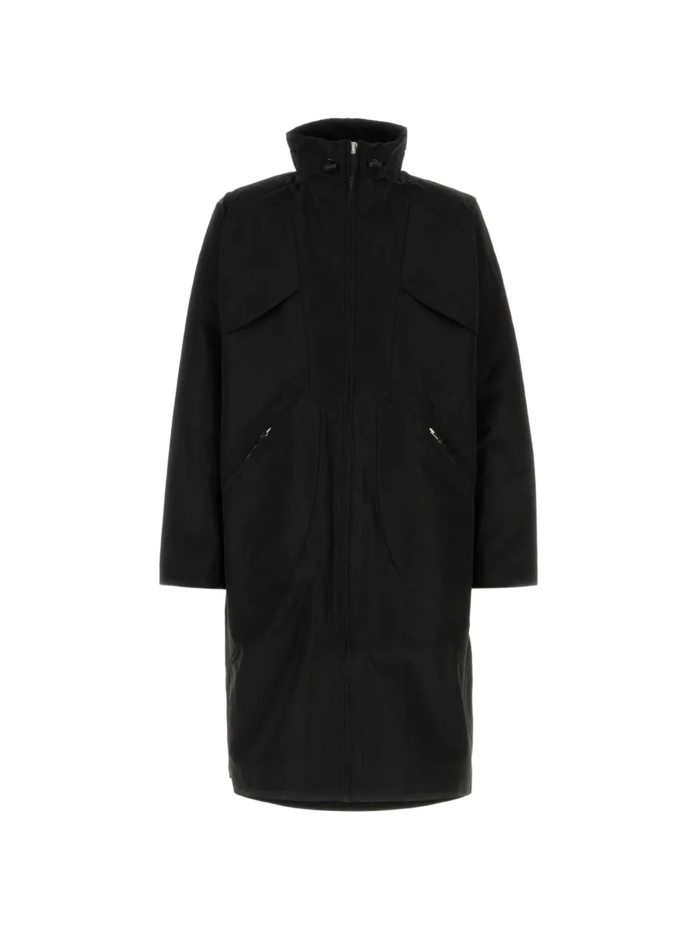 ENTIRE STUDIOS zip-up coat - Nero