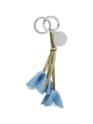 2 Portachiavi Con Fiori Secchi Di Narciso, In Lega, Con Moschettone, Regalo Donna, Fatti A Mano