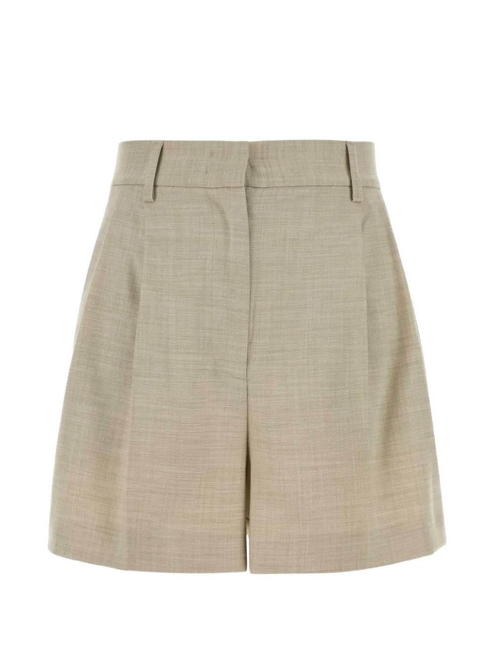 THE ANDAMANE Masha melange stretch shorts - Toni neutri