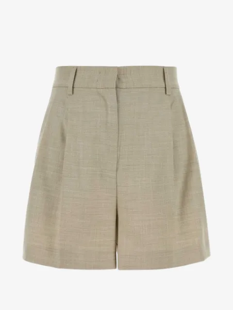 THE ANDAMANE Masha melange stretch shorts