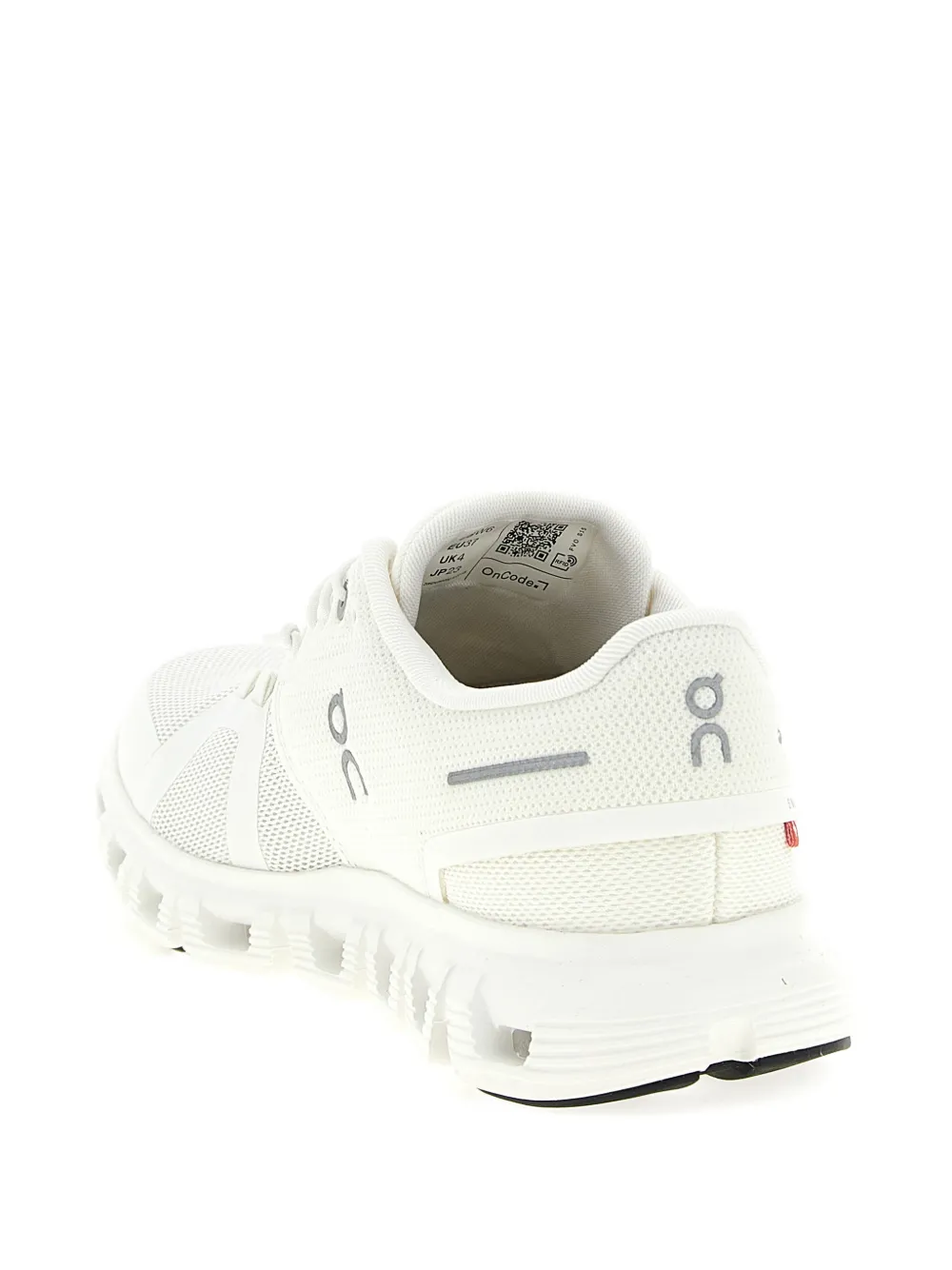 On Cloud 6 brede sneakers Wit