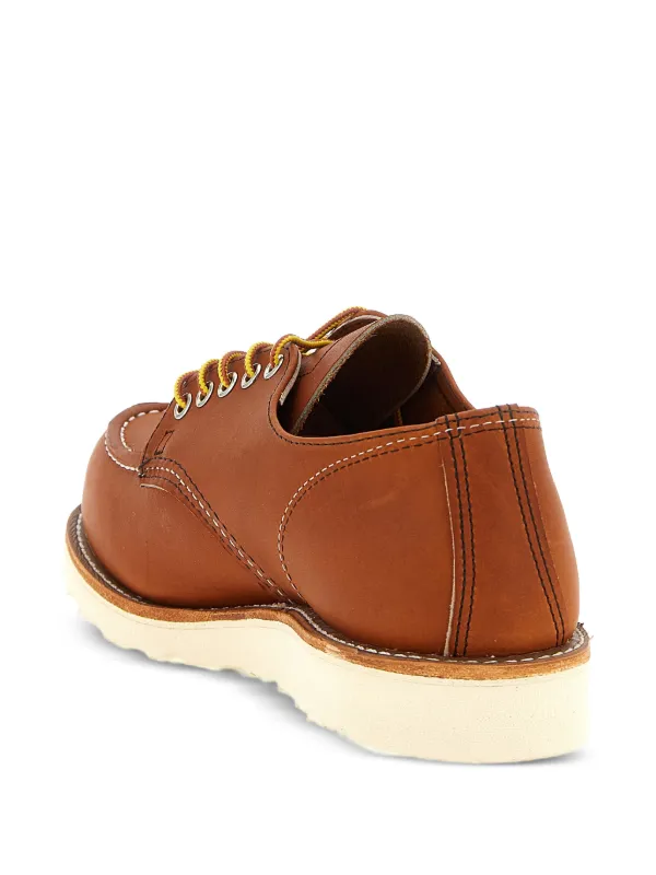 red wing dress shoes Vintage Red Wings TAN Shoes Lace Oxford Work Men Size 9.5 USA Made