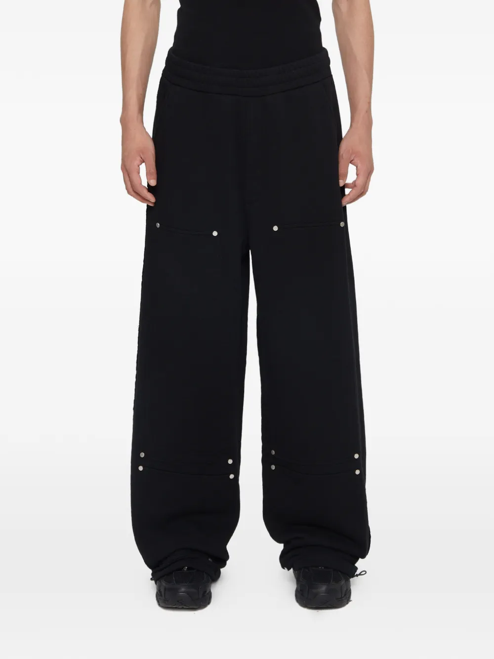 44 LABEL GROUP studded track pants - Nero