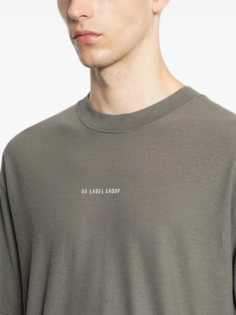 44 LABEL GROUP T-shirt met grafische print Grijs