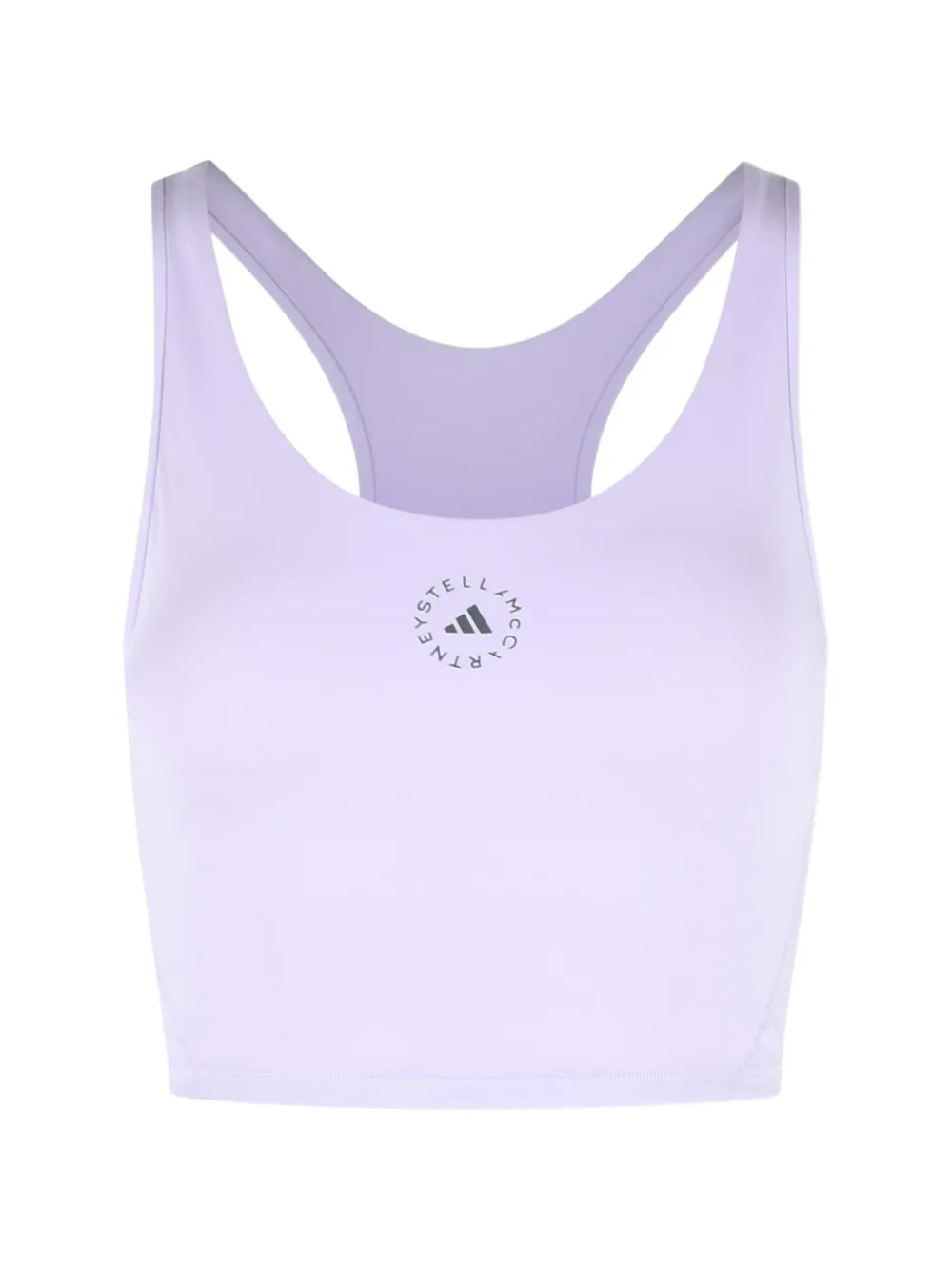 adidas by Stella McCartney Cropped-Top mit Logo - Violett