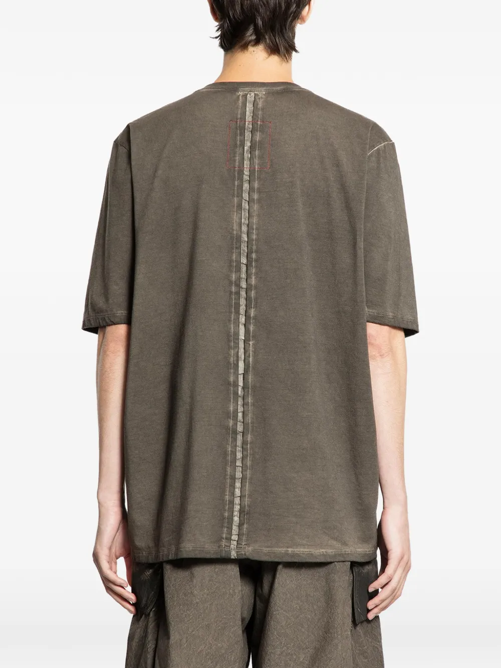 Uma Wang T-shirt met afwerking Grijs