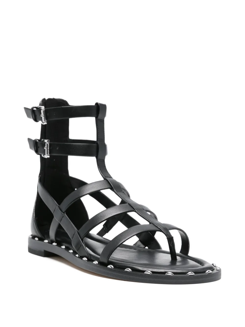 Michael Kors Noa sandalen met gespdetail en studs Zwart