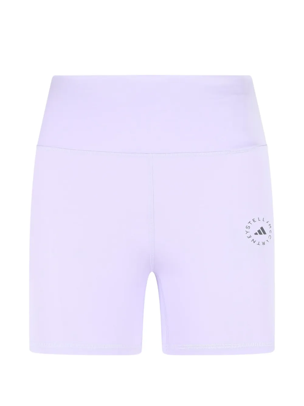 adidas by Stella McCartney high-waist logo-detail shorts - Viola