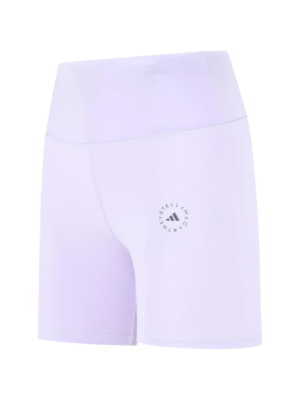 adidas by Stella McCartney High waist shorts met logo Paars