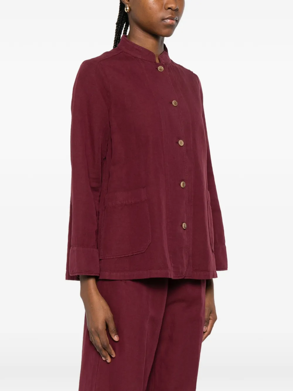 Rosso 35 Button Pocket Jacket In Brown