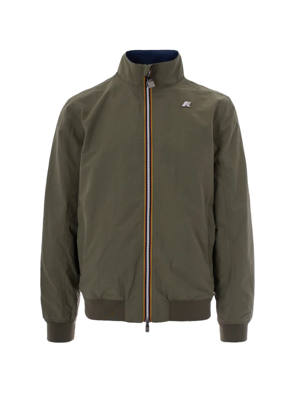 K-Way Arsene zip double jacket - Verde