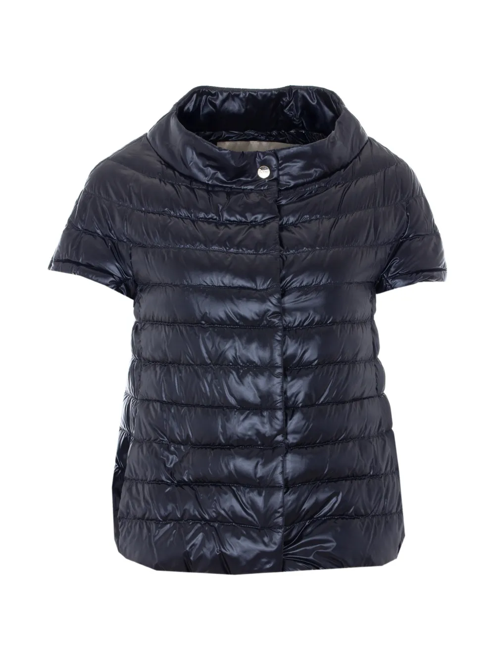 Herno Emilia short-sleeve quilted jacket - Nero