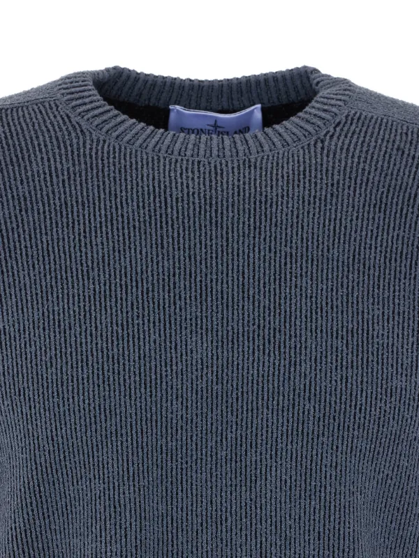 Stone Island リブニット セーター | グレー | FARFETCH JP
