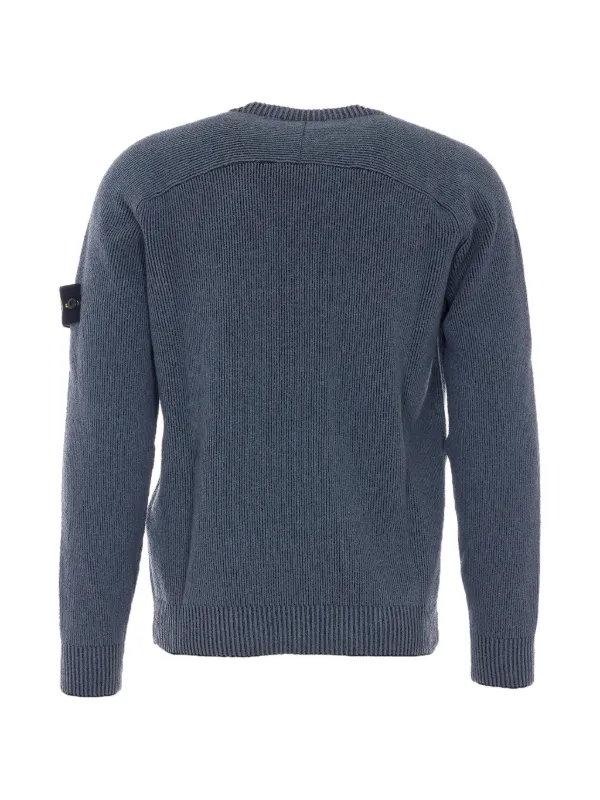 Stone Island リブニット セーター | グレー | FARFETCH JP