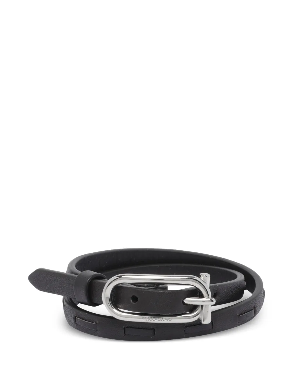 Ferragamo buckle Gancini bracelet - Argento