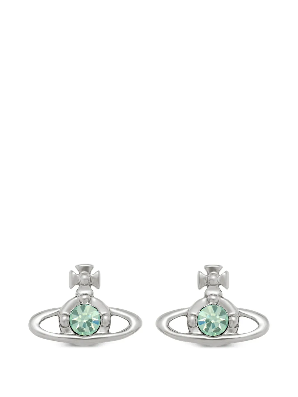 Vivienne Westwood Orecchini Nano Solitaire - Argento