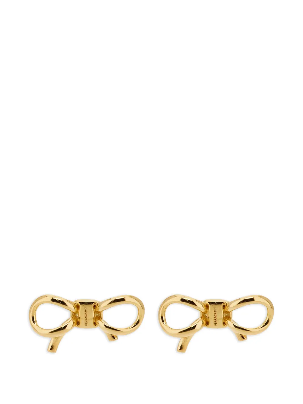 Ferragamo bow earrings - Oro