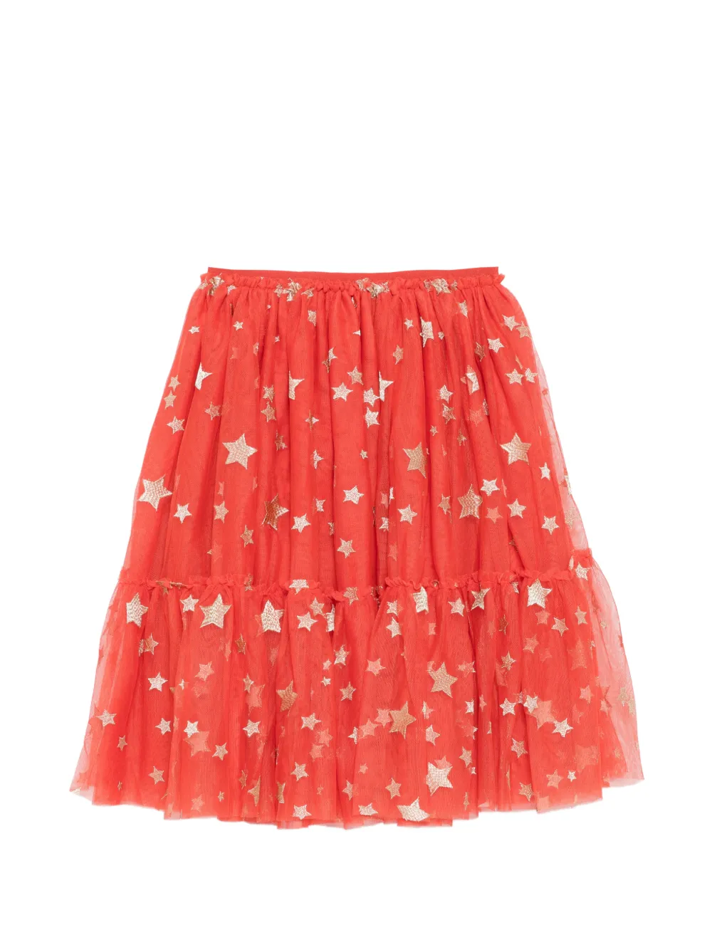 Stella McCartney Kids Rok met geborduurde ster Rood