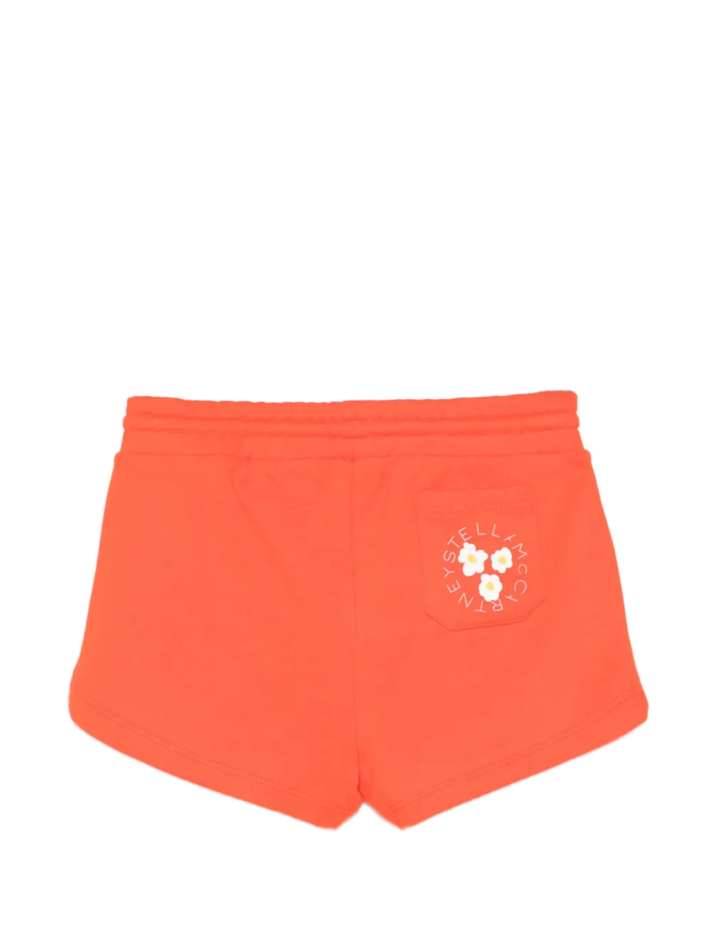 Stella McCartney Kids Shorts met logoprint Oranje