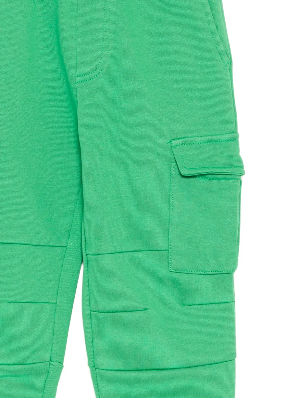 Stella McCartney Kids Cargo trainingsbroek met vlakken Groen