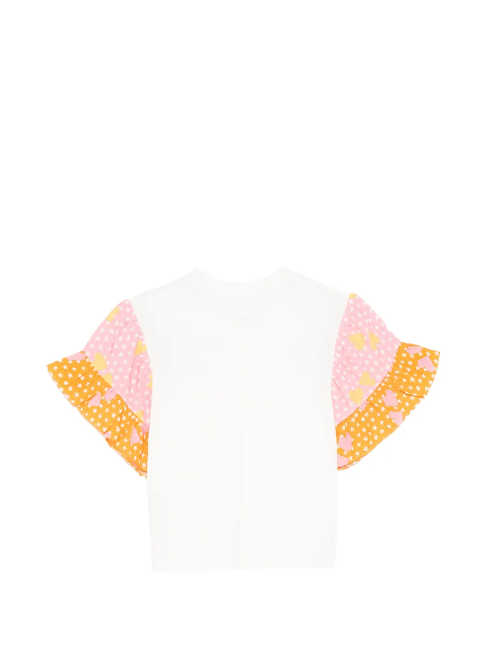 Stella McCartney Kids Top met sterren- en hartprint Wit
