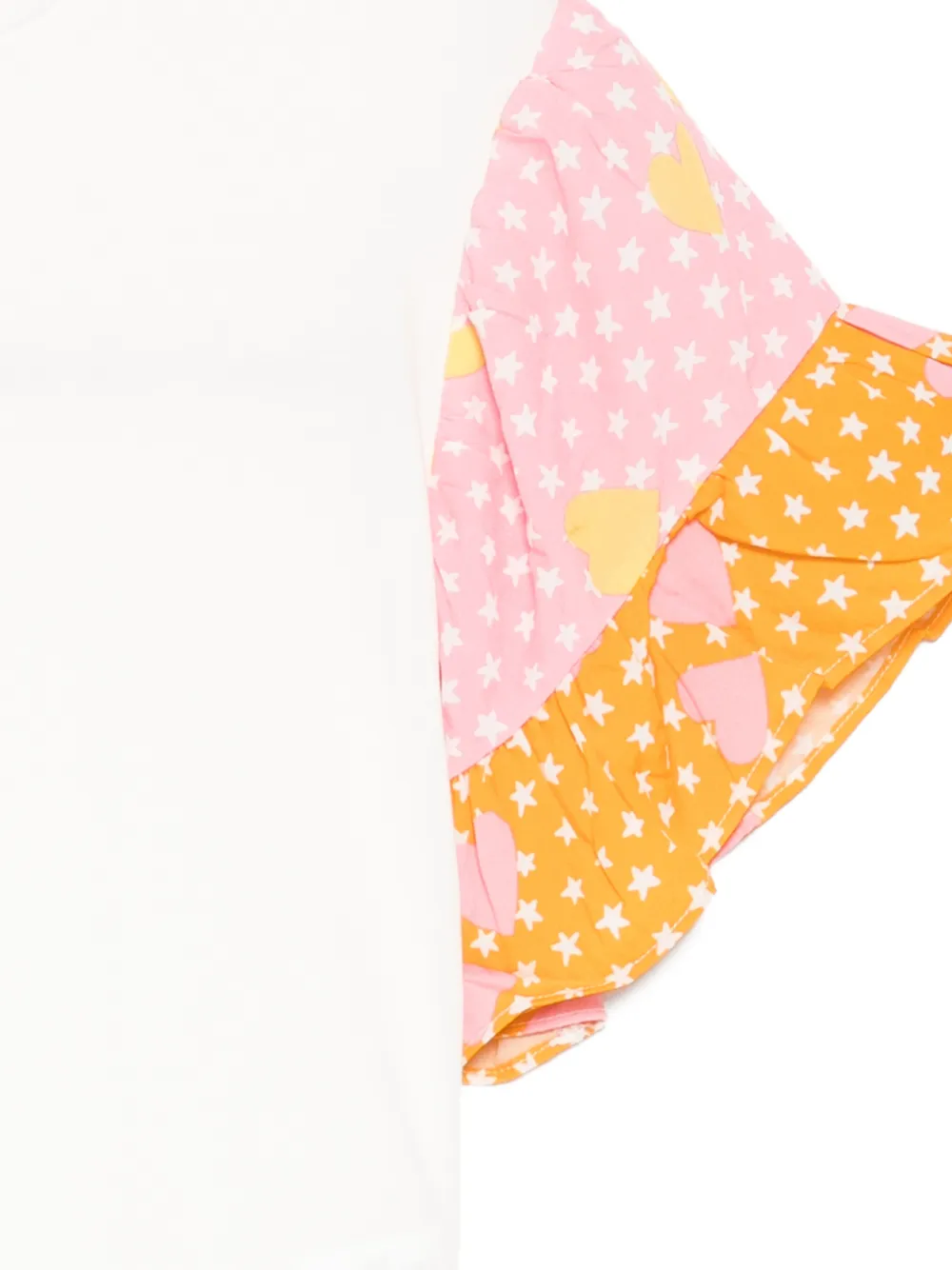 Stella McCartney Kids Top met sterren- en hartprint Wit