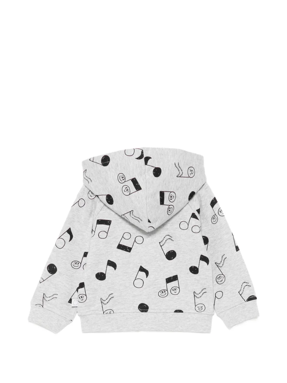 Stella McCartney Kids Hoodie met grafische print Grijs