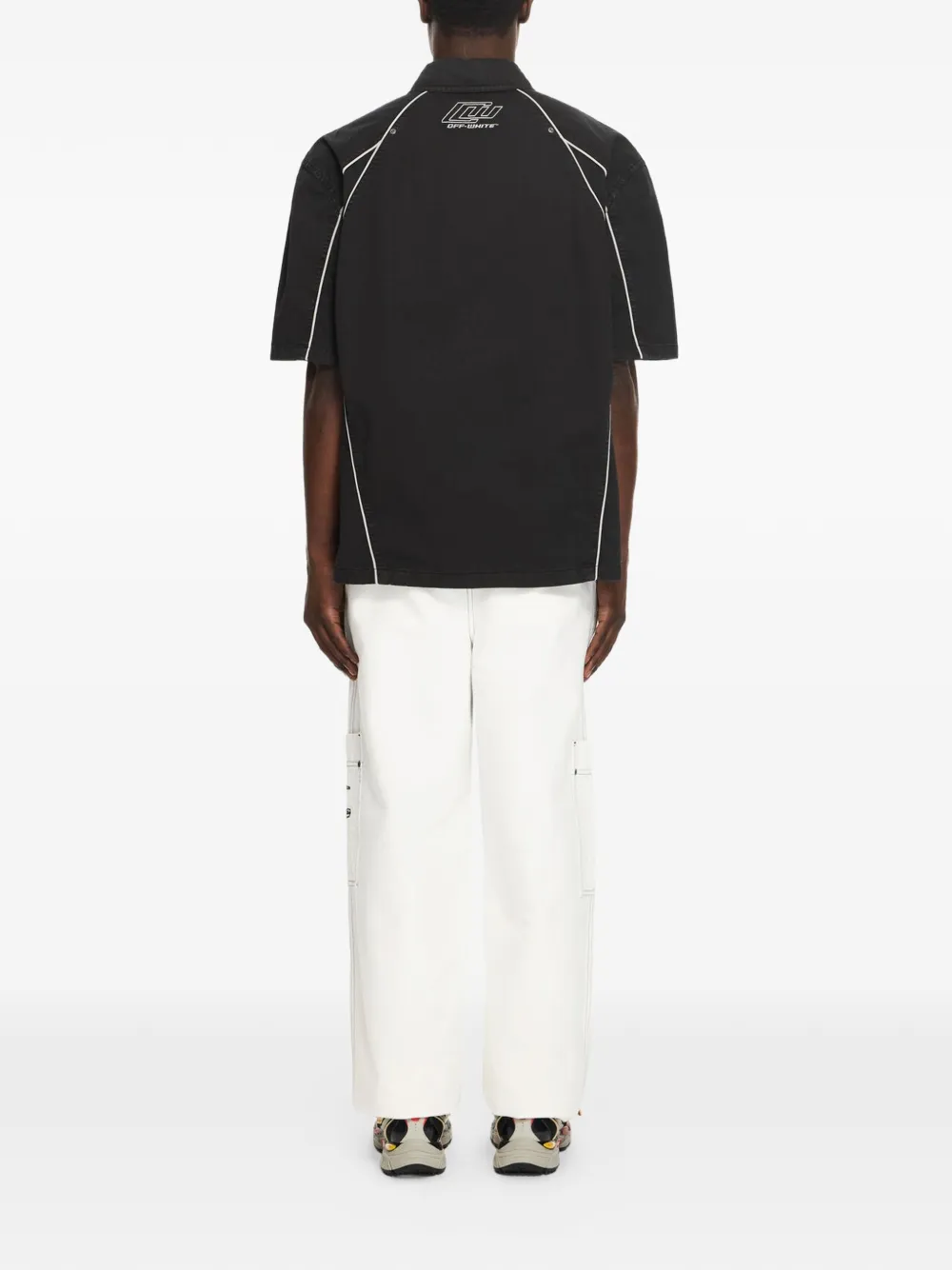 Off-White Script katoenen cargo broek Wit