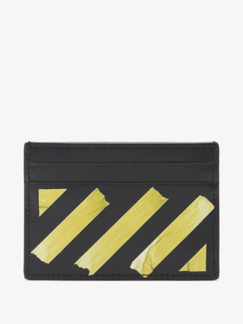 Off-White tarjetero con cinta diagonal