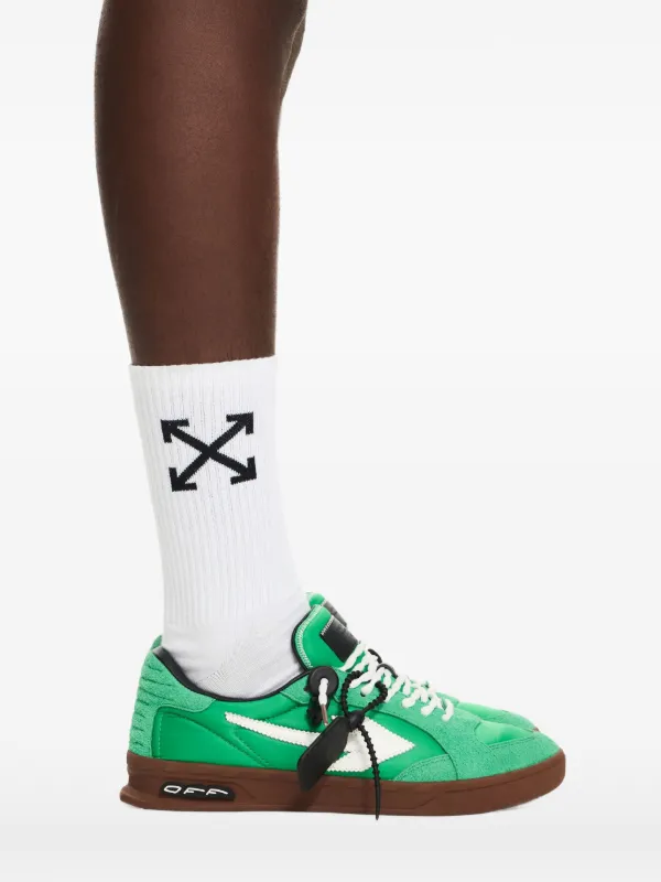 Off-White End of Play Sneakers in Green