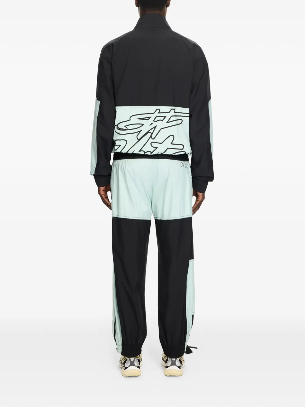 Off-White Marker sportjack met logo Zwart
