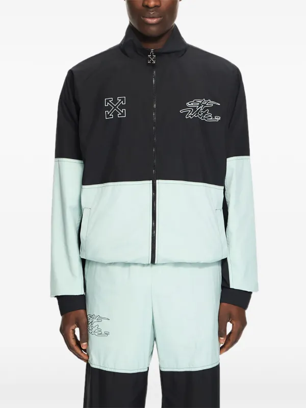 Off-White Marker Logo Sport Jacket in Black