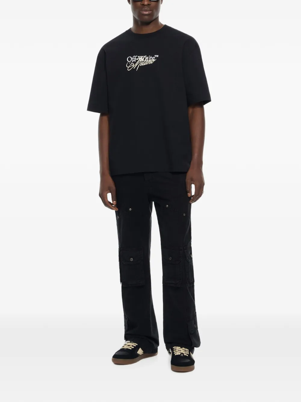 Off-White Cargo shorts Zwart