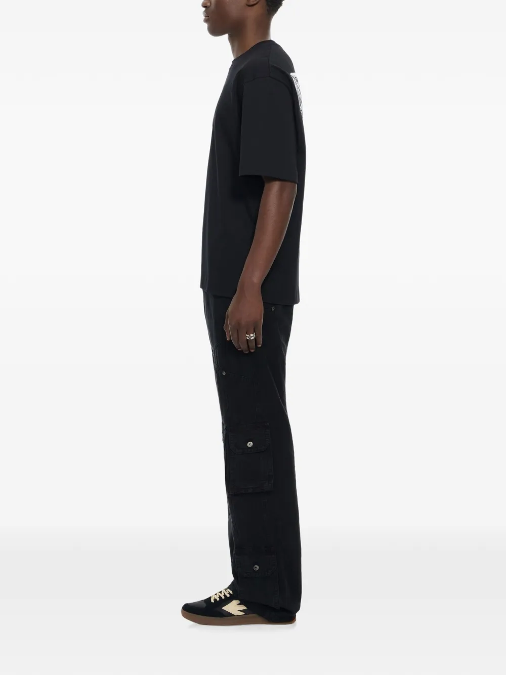 Off-White Cargo shorts Zwart