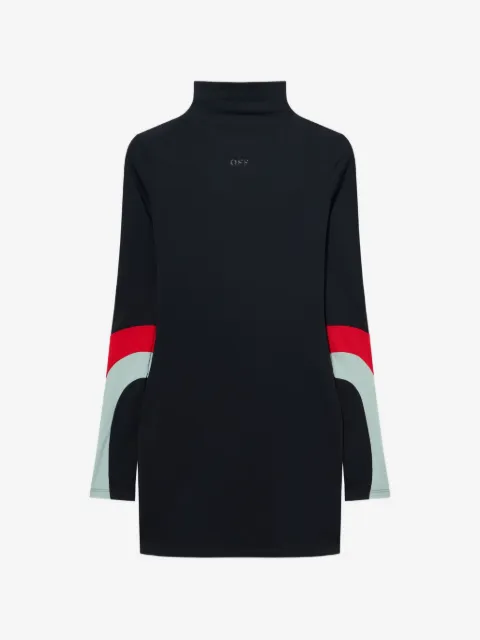 Off-White 长袖迷你连衣裙