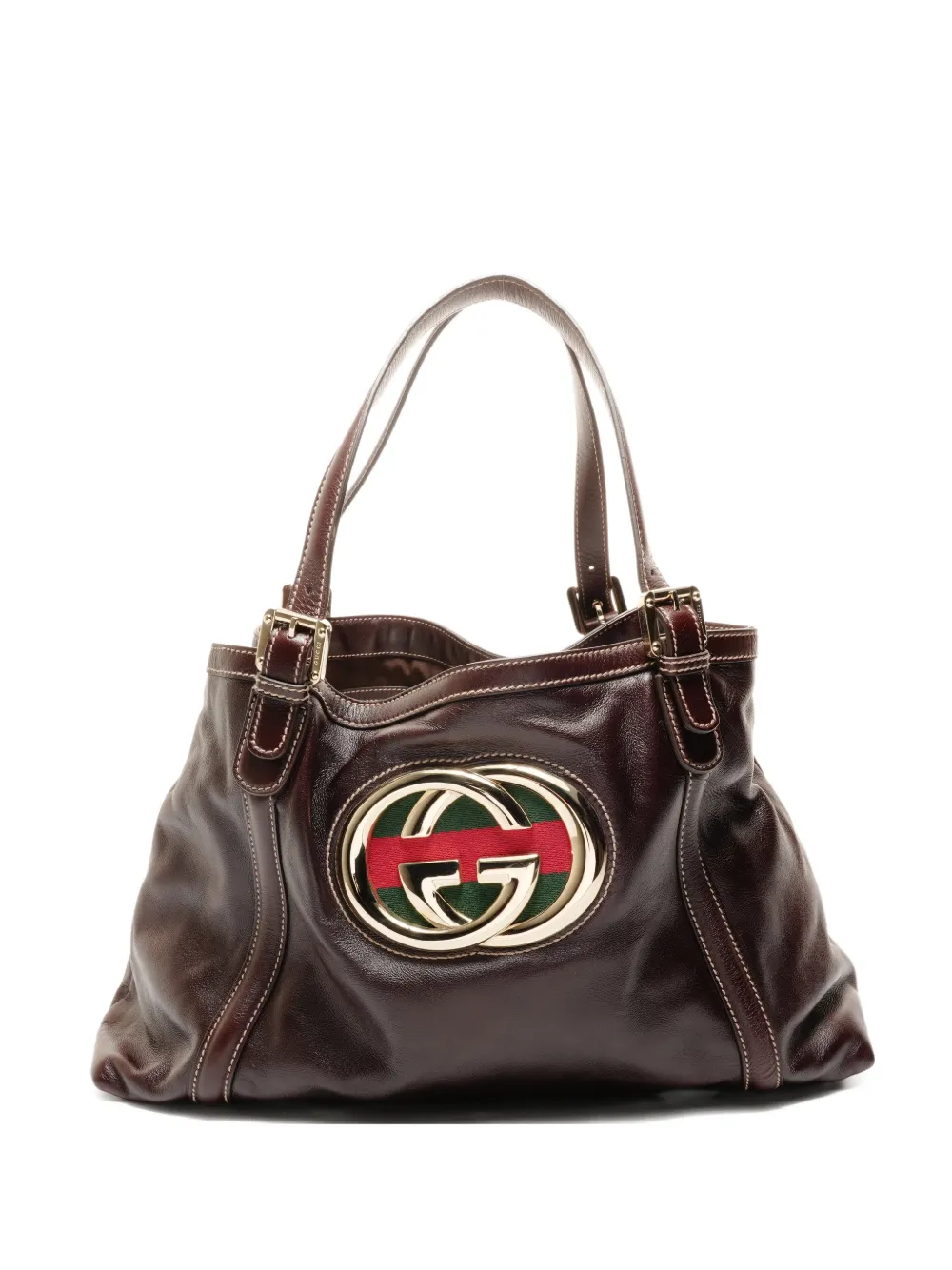 Gucci Pre-Owned 2000-2015 Britt tote bag - Marrone