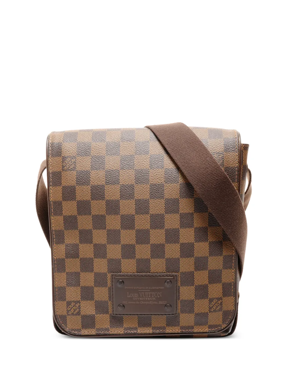 Louis Vuitton Pre-Owned 2008 PM Brooklyn Damier Ebène shoulder bag - Braun