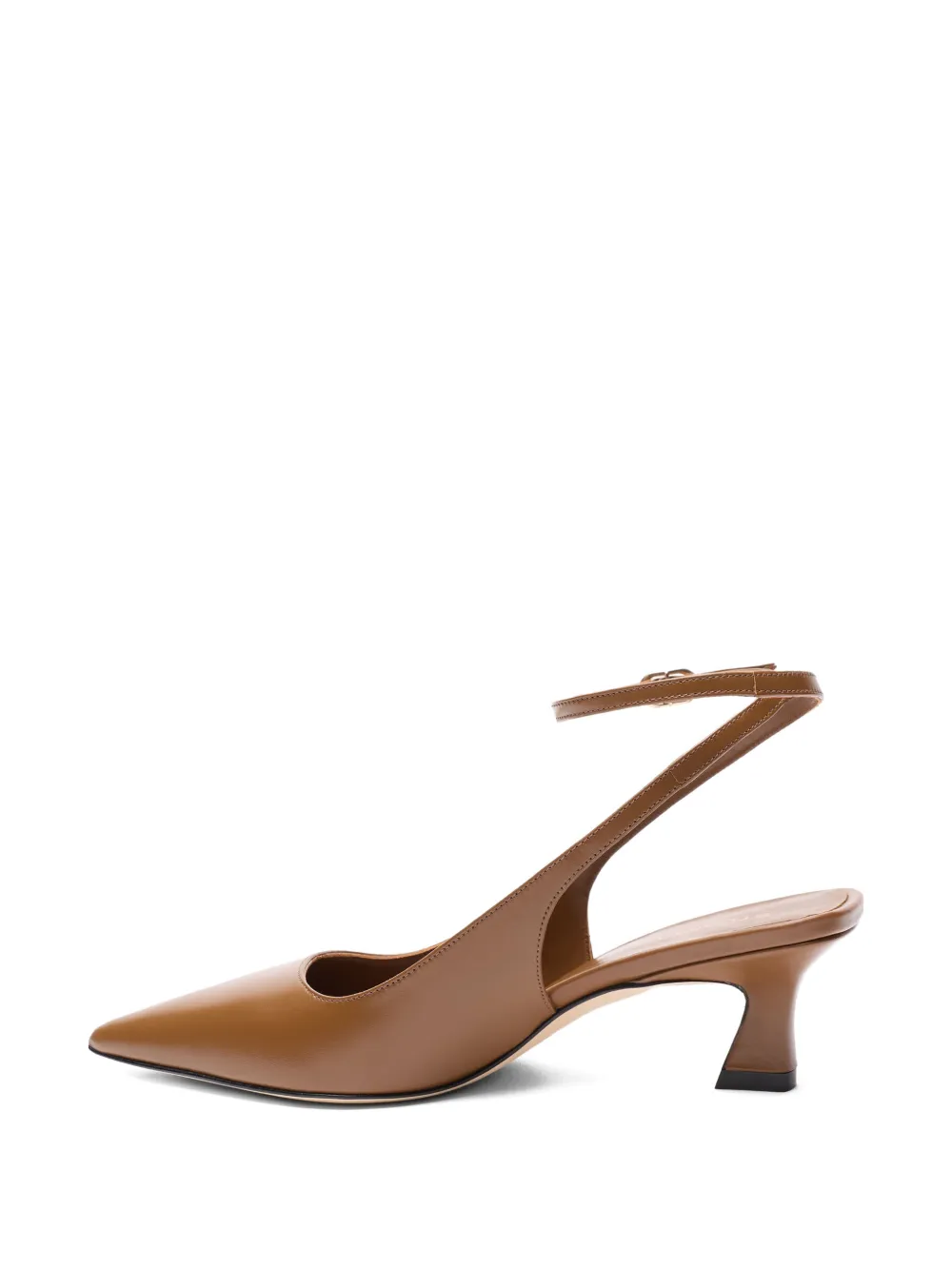 Stuart Weitzman Vinnie 50 squared strap pump Bruin