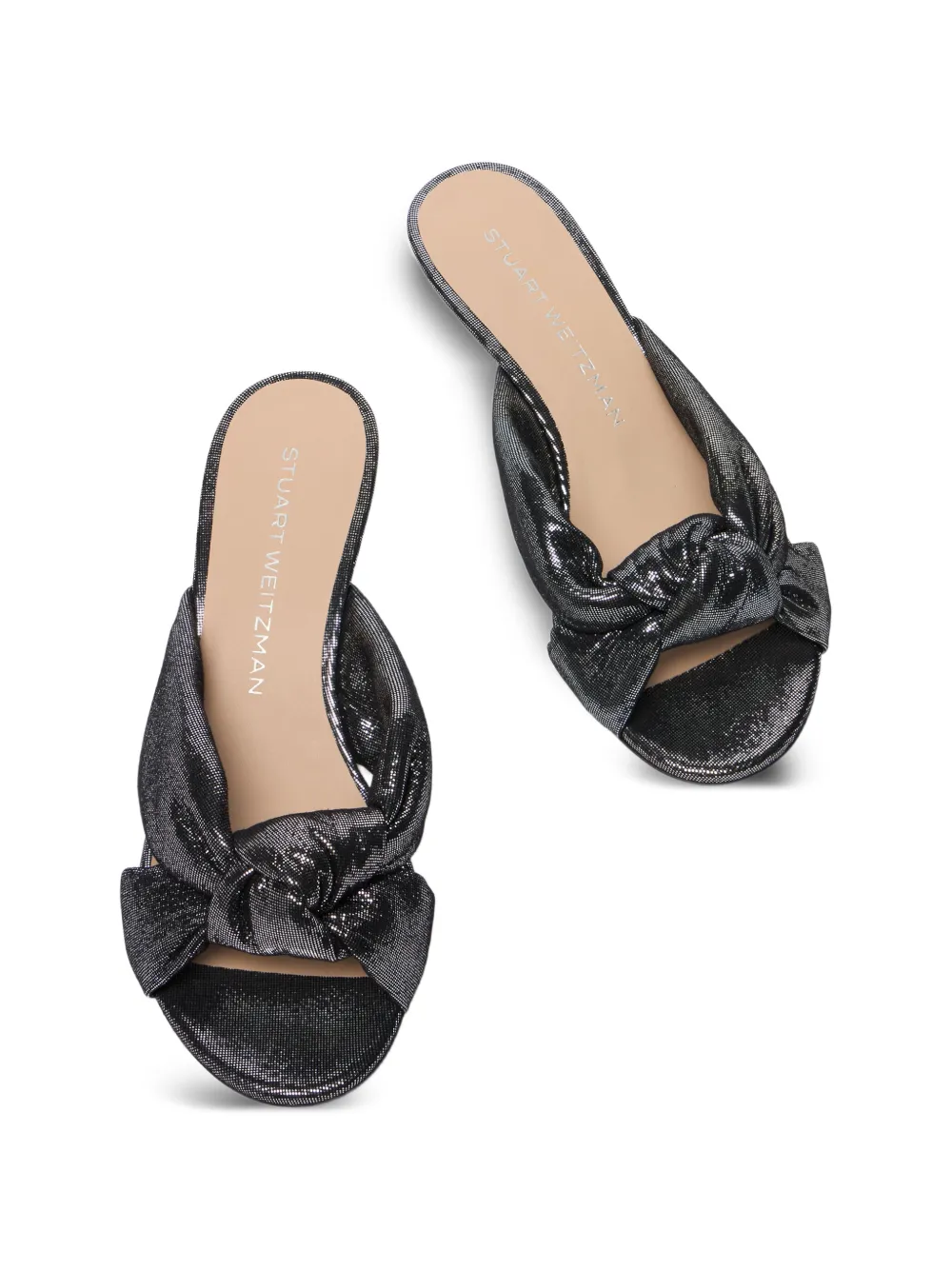 Stuart Weitzman Sandalen met geknoopte details Grijs