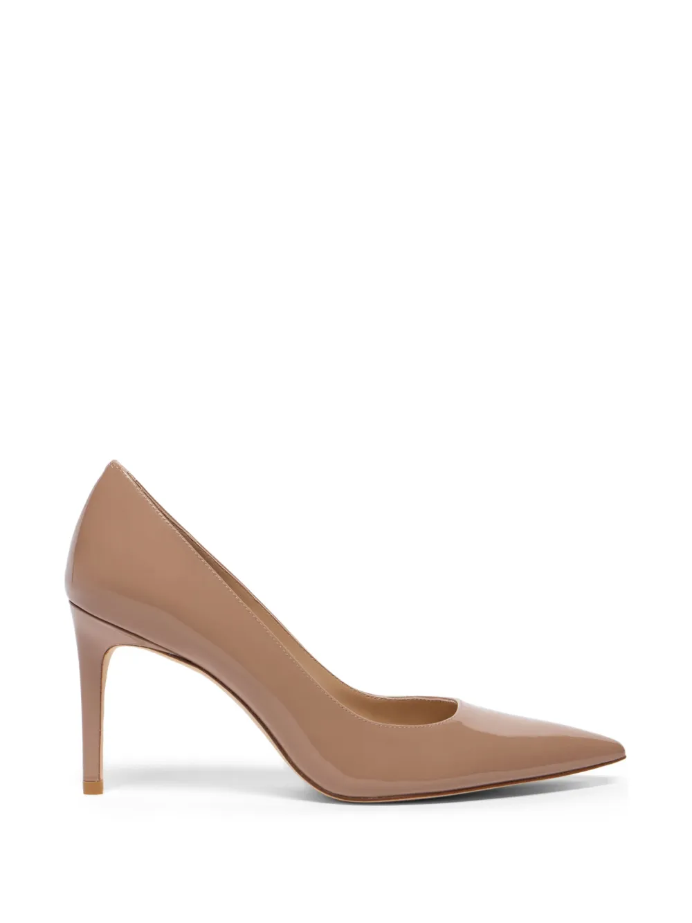 Stuart Weitzman Stuart Power pumps met puntige neus Beige