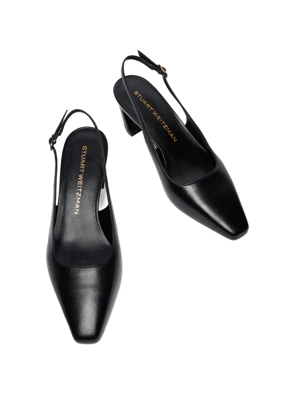 Stuart Weitzman Stassi slingback pumps Zwart
