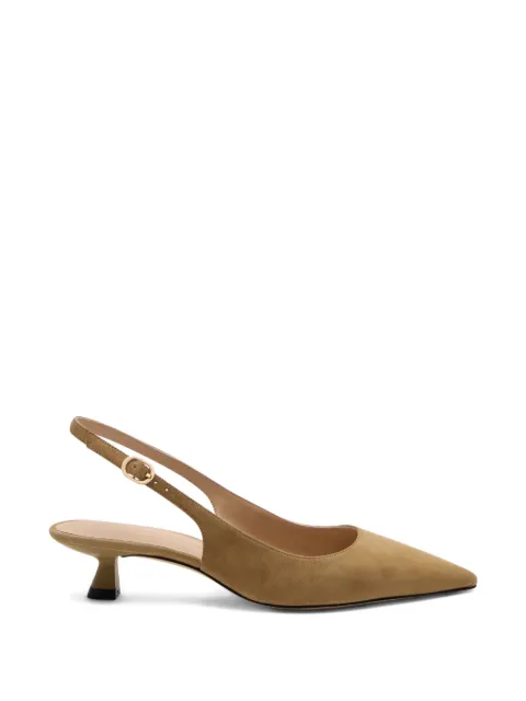 Stuart Weitzman pointed sculpt slingback pumps