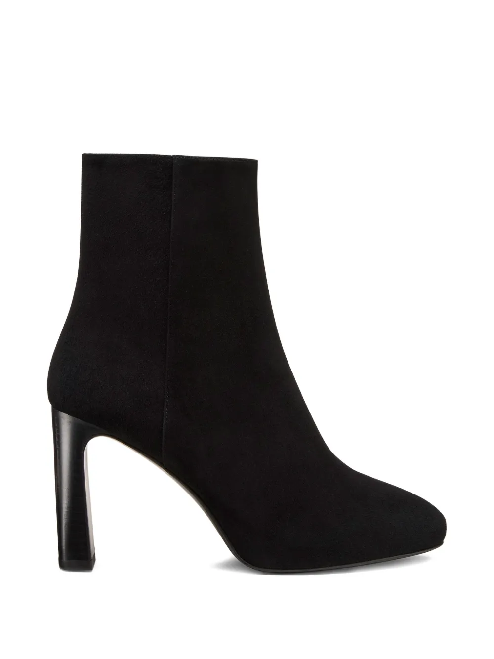 Stuart Weitzman Babette platform zip ankle boots Zwart