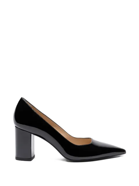 Stuart Weitzman Power block-heel pointed pumps