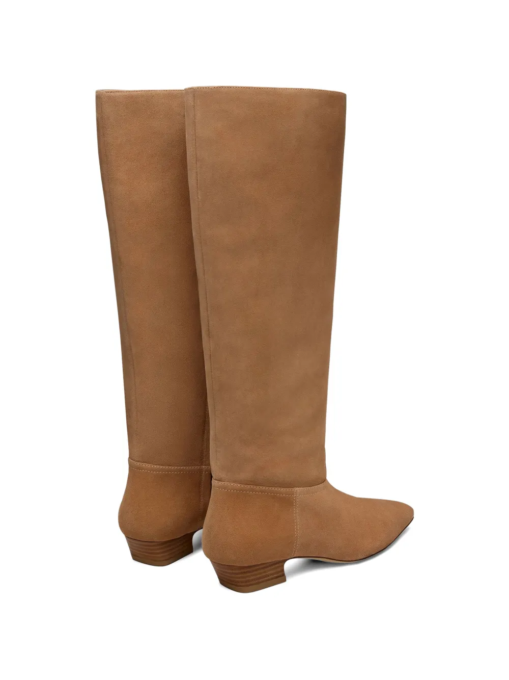 Stuart Weitzman Stassi square-toe boots Beige