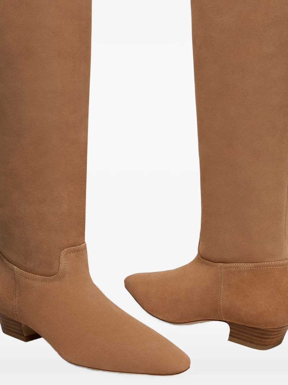 Stuart Weitzman Stassi square-toe boots Beige