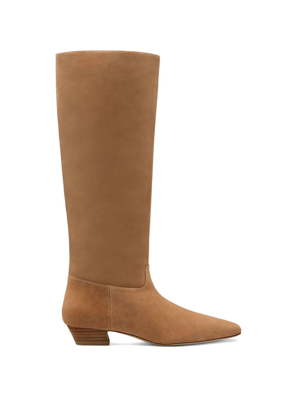 Stuart Weitzman Stassi square-toe boots Beige