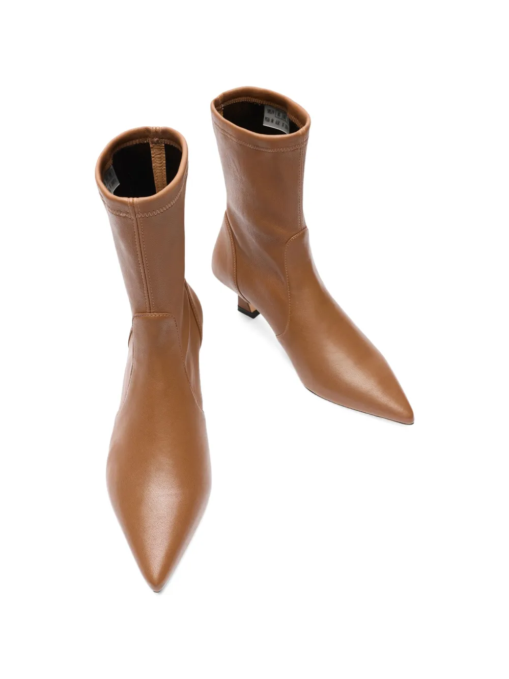 Stuart Weitzman Vinnie pointed boots Beige