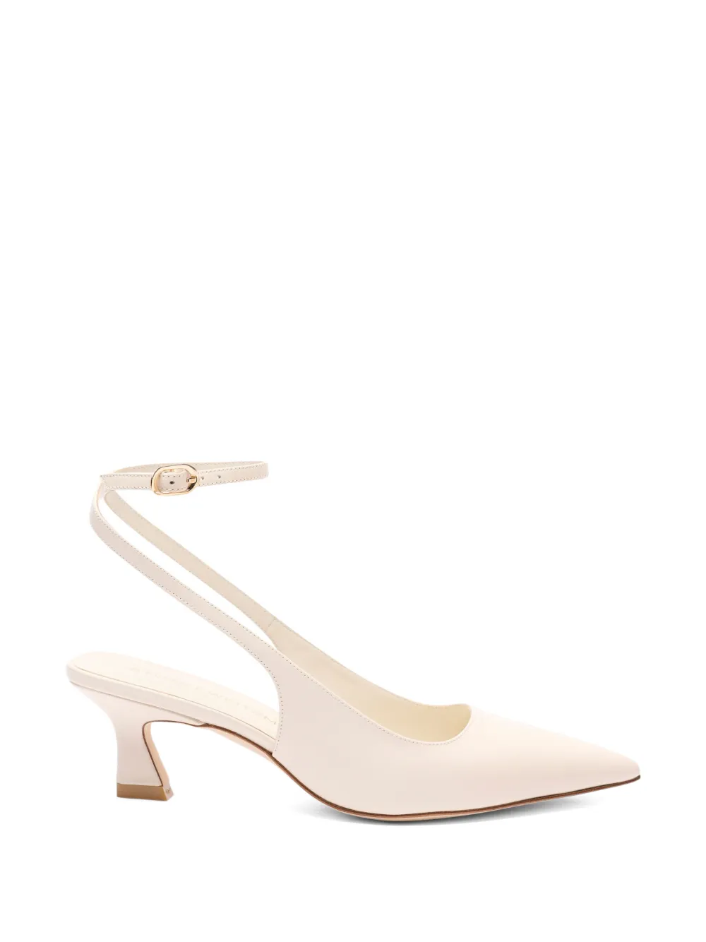 Stuart Weitzman Vinnie back strap pump Beige