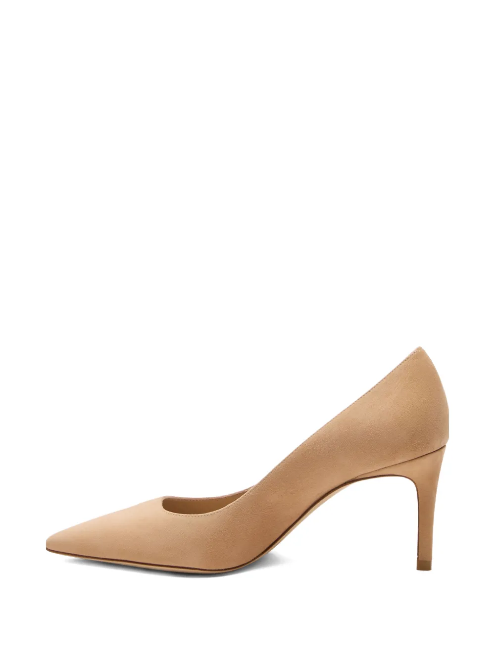 Stuart Weitzman Power pumps met puntige neus Beige